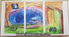 Dreams of the Bear framed artwork by JW Goossen