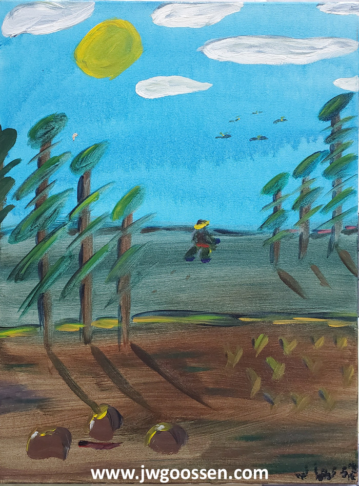 JW Goossen's Sower painting from his Random Paintings Series...